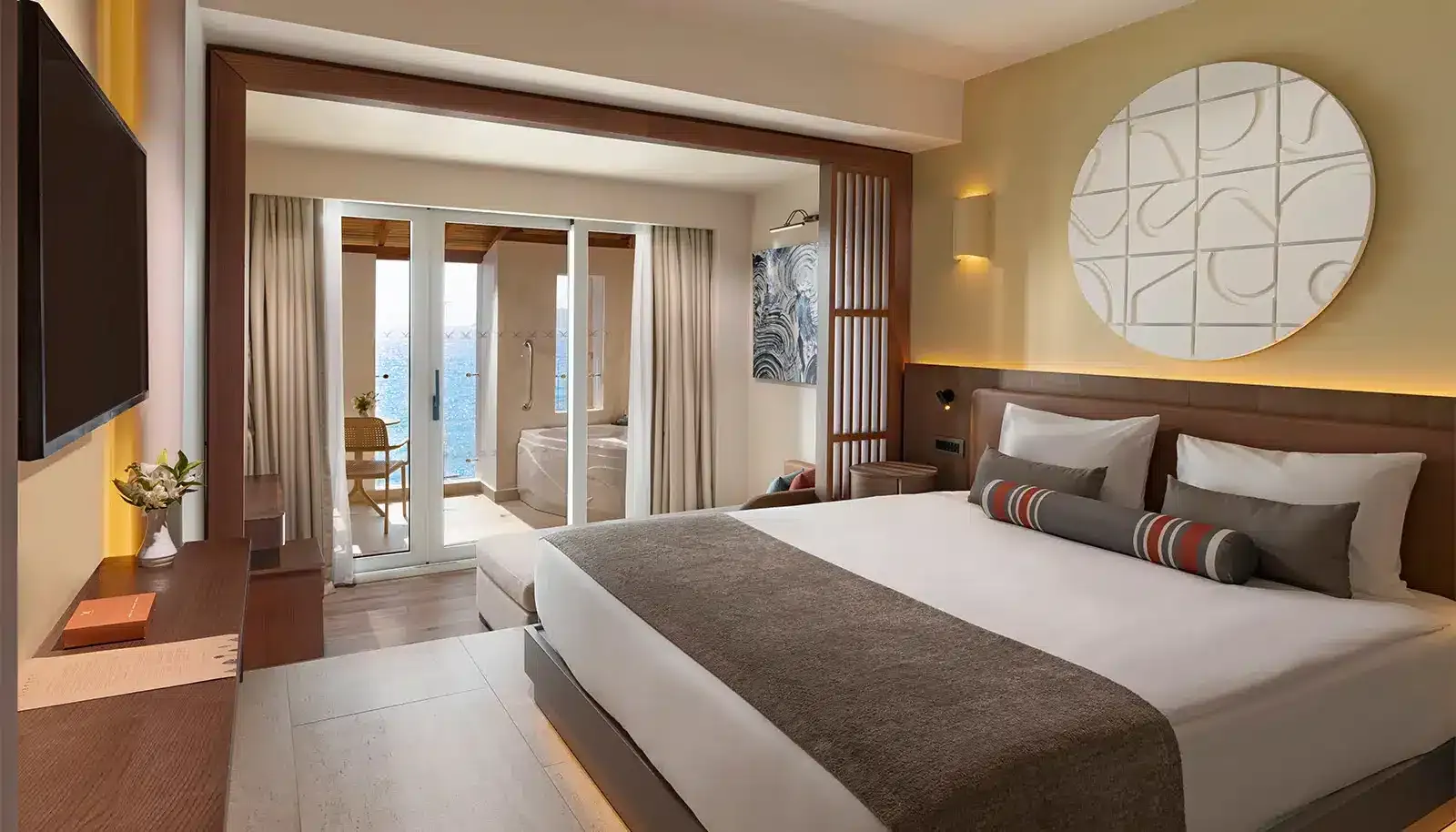 Deluxe Sea View Room with Jacuzzi at Liberty Lykia