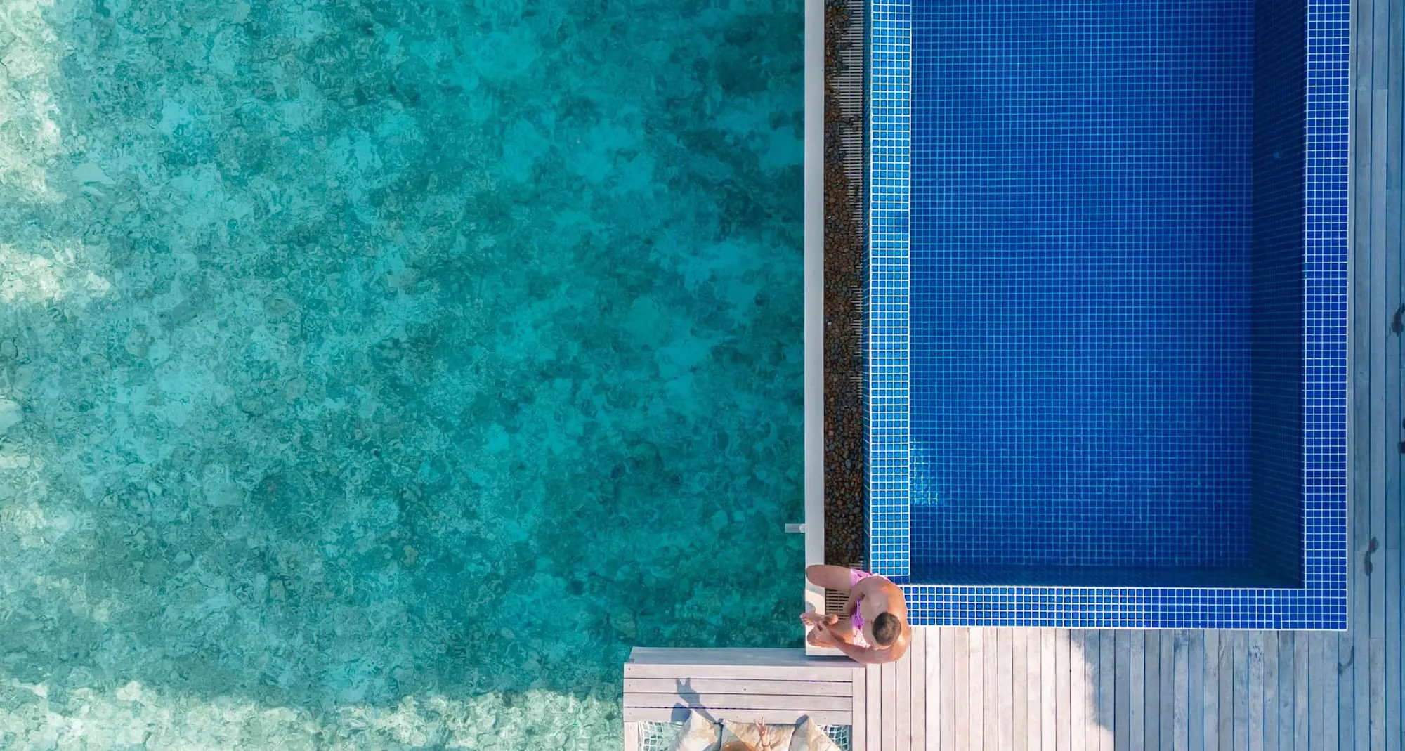 Villa hammock and private pool at Radisson Blu Resort Maldives